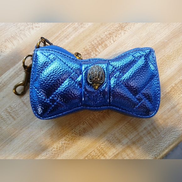 Kurt Geiger Quilted Bow Bagcharm/Pouch - Picture 6 of 6